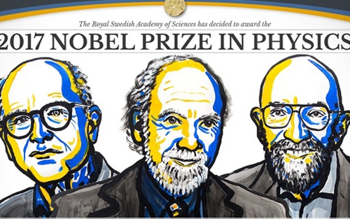Nobel Vật lý 2017 vinh danh công trình nghiên cứu Đài quan trắc hai 'hố đen va chạm vào nhau'