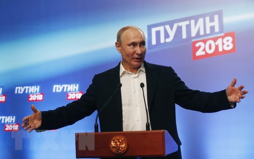 Điện mừng ông Vladimir Putin tái đắc cử Tổng thống Liên bang Nga