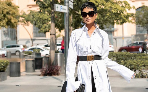 Chùm ảnh: Hoa hậu H’Hen Niê ‘thả thính’ fan bằng street style lạ mắt