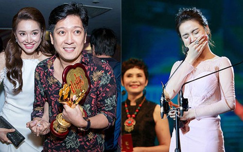 Ẵm giải tại ‘Cánh diều 2017’, Nhã Phương ‘phớt lờ’ chuyện với Trường Giang