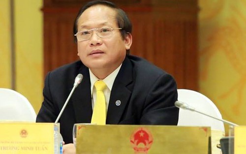 Thi hành quyết định kỷ luật cảnh cáo đối với Bộ trưởng Trương Minh Tuấn
