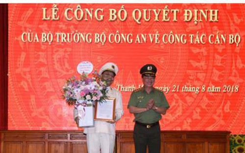 Công bố quyết định bổ nhiệm Giám đốc Công an tỉnh Thanh Hóa