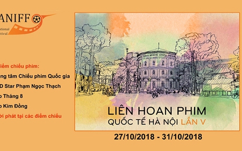Lịch chiếu phim Liên hoan phim Quốc tế Hà Nội từ 27-31/10