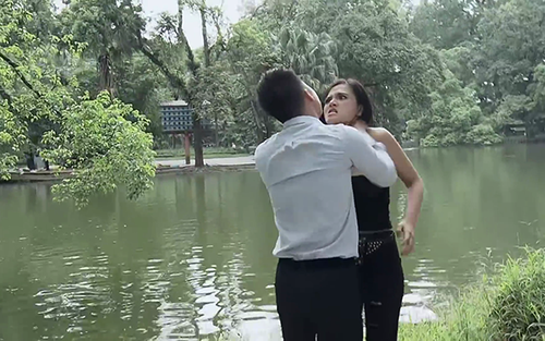 Xem 'Quỳnh búp bê' tập 24: Bị bồ đánh tới tấp, My sói điên cuồng dọa trả thù Quỳnh và Lan