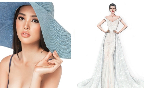 Chung kết Hoa hậu Thế giới 2018: Trần Tiểu Vy diện đầm dạ hội quyến rũ