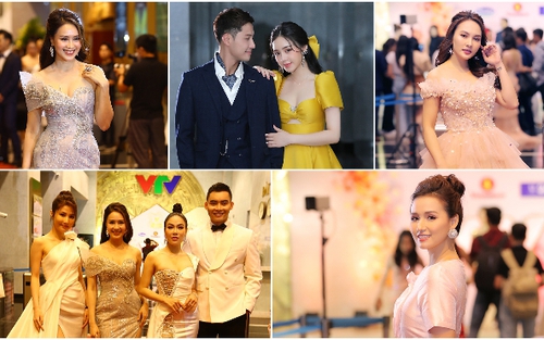 Thảm đỏ VTV Awards 2020: Mỹ nhân VTV khoe sắc, Thanh Sơn tình tứ Quỳnh Kool