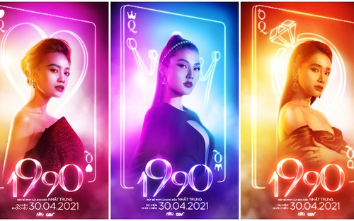 Phim '1990' quy tụ 3 nàng thơ Diễm My, Nhã Phương và Ninh Dương Lan Ngọc