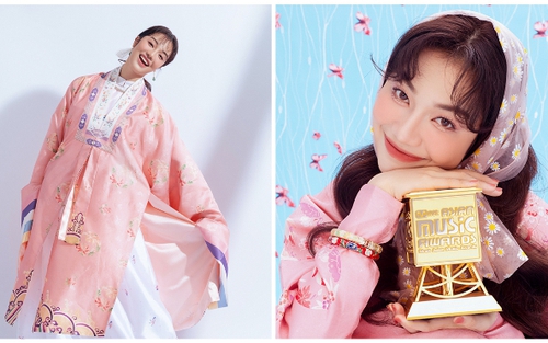 'Tân binh' Hoàng Duyên nhận giải Best New Asian Artist tại MAMA 2021
