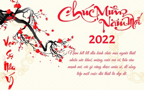 Những mẫu thiệp chúc mừng năm mới Nhâm Dần 2022 vừa đẹp vừa ý nghĩa