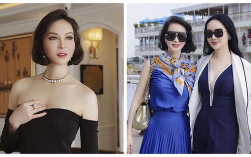 'Nữ hoàng ảnh lịch' Thanh Mai - Giáng My hội ngộ khoe 'nhan sắc không tuổi'
