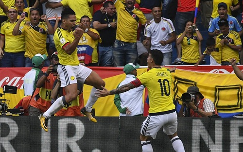 Video clip highlights bàn thắng trận Colombia 1-1 Brazil