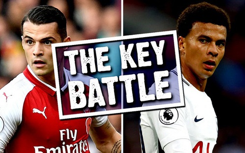 Đại chiến Arsenal - Tottenham: Xhaka không thể so được với Alli