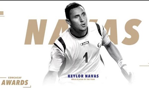 Keylor Navas giành giải Cầu thủ nam xuất sắc nhất năm khu vực CONCACAF