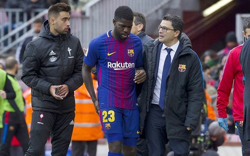 Barca mất trung vệ hay nhất mùa này ở 'Kinh điển'