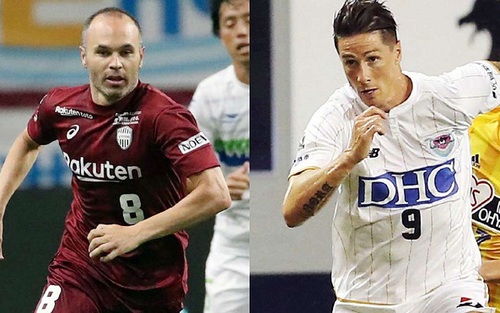 VIDEO: Iniesta và Torres cùng nhận thất bại trong trận ra mắt ở Nhật Bản