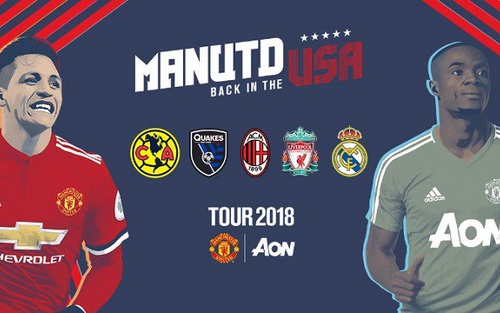 Lịch thi đấu giao hữu mùa Hè 2018 của M.U