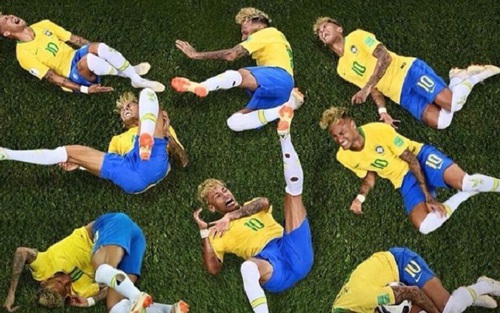 Chết cười với clip chế Neymar ăn vạ ở World Cup 2018