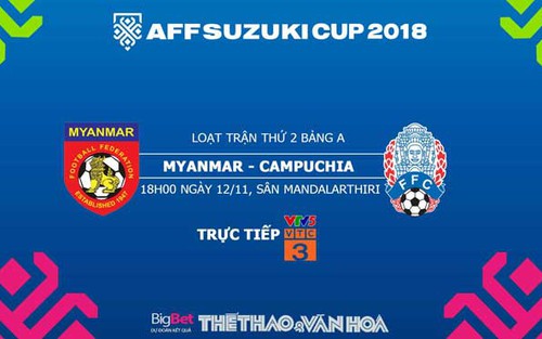 Dự đoán kết quả Myanmar vs Campuchia (18h30 ngày 12/11)
