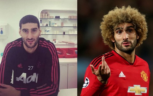 Marouane Fellaini bị đồng đội chế nhạo, cộng đồng mạng chế ảnh vì 'xuống tóc'