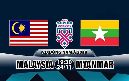 Link xem trực tiếp Việt Nam vs Campuchia, Malaysia vs Myanmar (19h30 ngày 24/11)