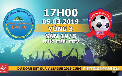 Nhận định Khánh Hòa vs Hải Phòng (17h00, 05/03). Trực tiếp TTTV