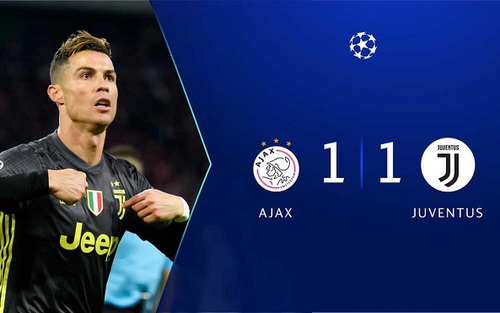VIDEO Ajax 1-1 Juventus: Ronaldo ghi bàn, tiếp tục lập kỷ lục
