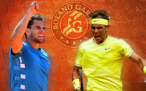 Lịch thi đấu tennis giải Pháp mở rộng hôm nay, 9/6. Trực tiếp Nadal đấu với Thiem. Chung kết Roland Garros