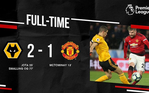 ĐIỂM NHẤN Wolves 2-1 MU: Top 4 xa dần với 'Quỷ đỏ', cần mua trung vệ gấp