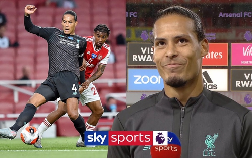 Mắc sai lầm tệ hại, Van Dijk bị so sánh với David Luiz của Arsenal