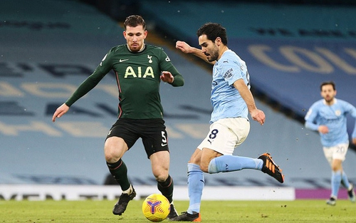 Man City 3-0 Tottenham: Guendogan lập cú đúp, Man City vững ngôi đầu