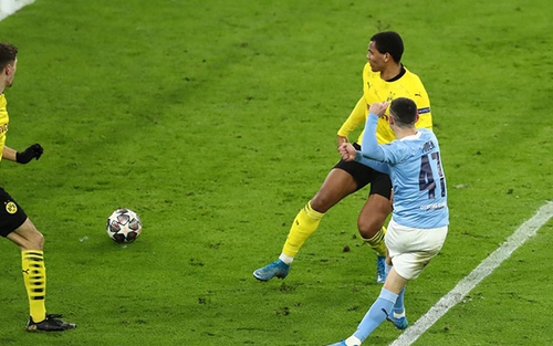 Man City 2-1 Dortmund: De Bruyne và Foden giúp Man City tạo lợi thế