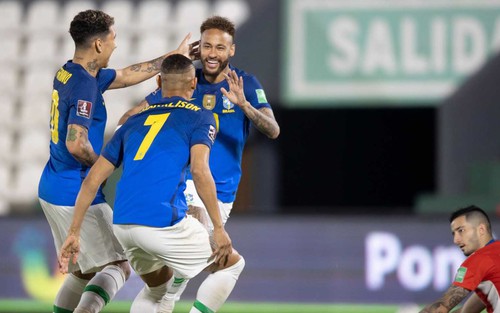 Paraguay 0-2 Brazil: Neymar tỏa sáng, Brazil thắng trận thứ 6 liên tiếp