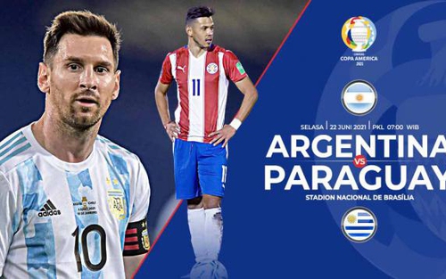 Link xem trực tiếp Argentina vs Paraguay. BĐTV trực tiếp Copa America 2021
