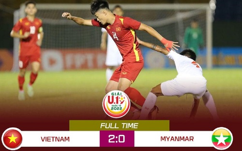 U19 Việt Nam 2-0 U19 Myanmar: Văn Trường và Văn Khang tỏa sáng, U19 Việt Nam thắng thuyết phục