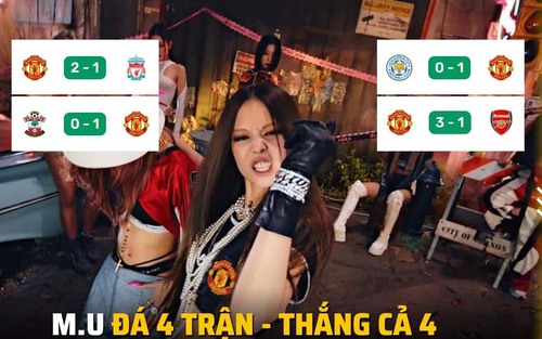 Rộ ảnh chế MU thắng Arsenal: Jennie là thần chiến thắng của 'Quỷ đỏ', Arteta gặp ác mộng