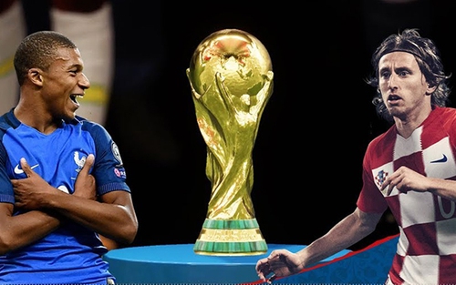 Trực tiếp chung kết World Cup 2018 Pháp vs Croatia