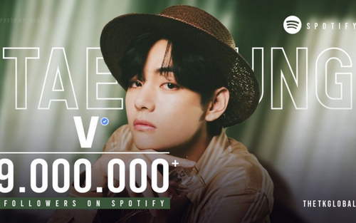 Chưa ra album solo mà V BTS đã đạt kỷ lục đáng nể này