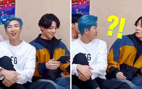 Chết cười với pha trùng hợp đến khó tin của Jungkook BTS và RM