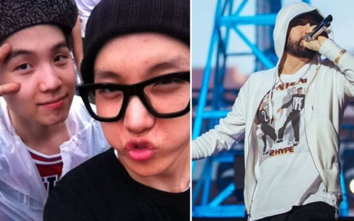Eminem chính là lý do cha mẹ để Suga BTS theo đuổi nhạc rap