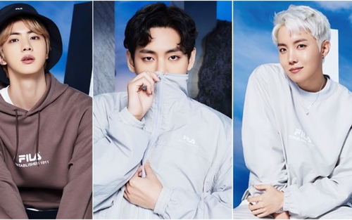 BTS 'đốn tim' fan bằng bộ ảnh ra mắt BTS Fila