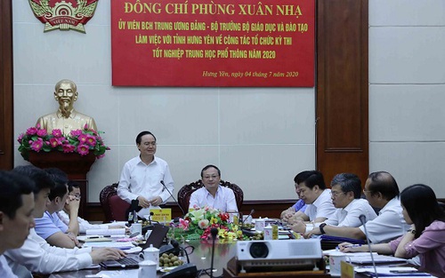 Nghiêm túc trong mọi khâu Kỳ thi tốt nghiệp Trung học phổ thông 2020
