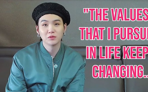 'Vua trí tuệ' Suga BTS chia sẻ tầm nhìn thực tế, chỉ muốn là vai phụ trong cuộc sống
