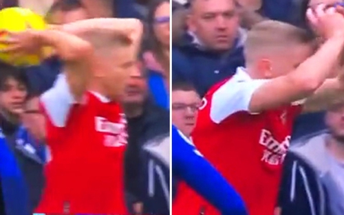 Zinchenko bị chế giễu không thương tiếc sau pha ném biên hỏng