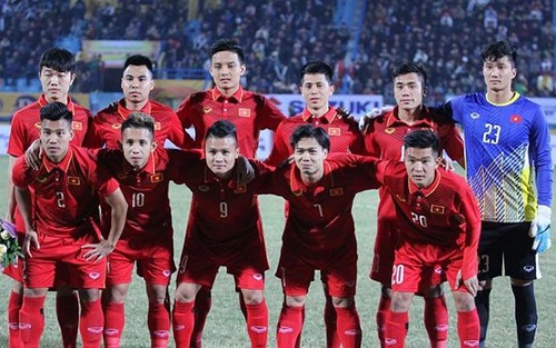BXH FIFA tháng 12/2017: Việt Nam là số 1 Đông Nam Á, hơn Thái Lan 18 bậc