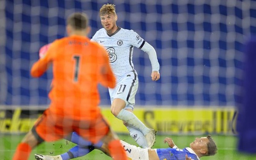 Werner 'đặc biệt' thế nào ngay ở trận chính thức đầu tiên cho Chelsea?