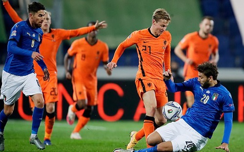 Ý 1-1 Hà Lan: Sao MU tỏa sáng, Hà Lan khiến Italy mất ngôi đầu
