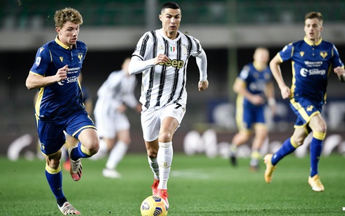 Verona 1-1 Juventus: Ronaldo ghi bàn, Juventus vẫn mất điểm