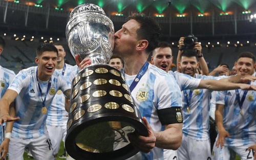 Messi vô địch Copa America, phá luôn kỷ lục của Ronaldo trên Instagram