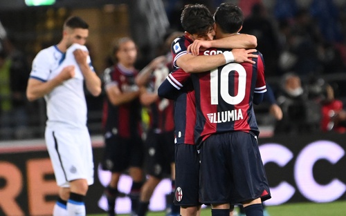 Bologna 2-1 Inter Milan: Thua sốc chủ nhà, Inter không thể tự quyết cuộc đua vô địch Serie A