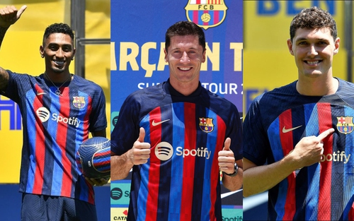 Barcelona cuối cùng đã đăng kí thành công các tân binh trừ Kounde